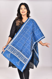 Women's Pure Silk Kantha Dupatta