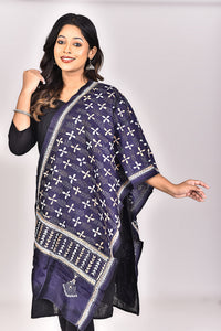 Women's Pure Silk Kantha Dupatta