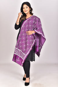 Women's Pure Silk Kantha Dupatta