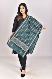 Women's Pure Silk Kantha Dupatta