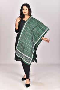 Women's Pure Silk Kantha Dupatta