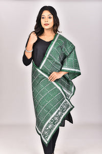 Women's Pure Silk Kantha Dupatta