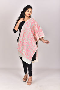 Women's Tussar Silk Kantha Dupatta