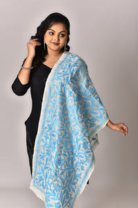Women's Tussar Silk Kantha Dupatta