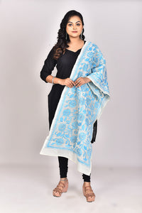 Women's Tussar Silk Kantha Dupatta