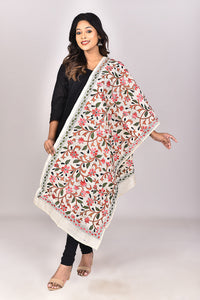 Women's Tussar Silk Kantha Dupatta