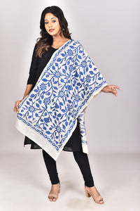 Women's Tussar Silk Kantha Dupatta
