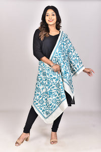 Women's Tussar Silk Kantha Dupatta