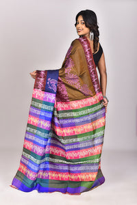 Women's Women's Katan Silk Lambani Saree With Blouse Piece With Blouse Piece