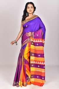 Women's Women's Katan Silk Lambani Saree With Blouse Piece With Blouse Piece